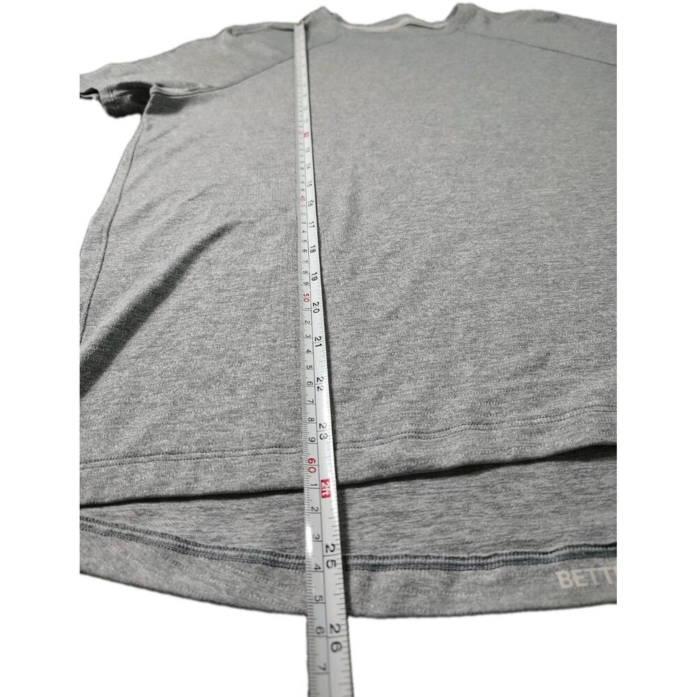 Lululemon Better Each Day Shirt Mens M Gray Short Sleeve Stretch Performance EUC - Picture 4 of 7